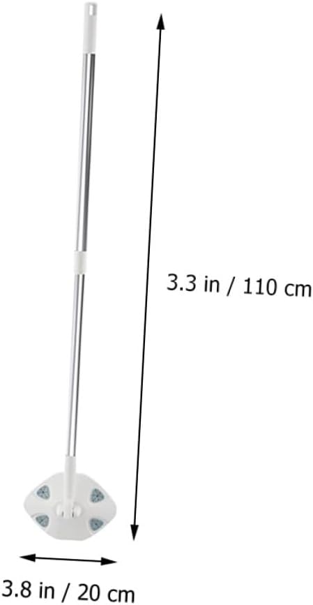 Retractable Dust Mop with Long Handle Rotatable Handheld Floor Cleaning Mop for Home Use