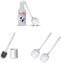 Ring King Toilet Ring Remover Bundle of Amazon Brand – 32oz Ring King Toilet Bowl Cleaner With 13” Long Toilet Bowl Mop Applicator Silicone Toilet Brush and Holder Set|