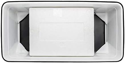 Home 80Qt Black Box Black Square Foot Tube with Drain Pipe Freezer Incubator 3-7 Days Delivery