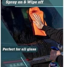 Gliptone Glass Cleaner Kit Streak-Free Shine Ammonia-Free Quick Drying Includes Glass Cleaner Glipscrub Sponges &amp Softouch Waffle Microfiber Towels Safe on Tint &amp Hard Surfaces
