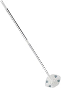 Dust Mop Floor Sweeper with Dry Cleaning Triangular Electrostatic Mop Head for Hardwood and Flat Surfaces with Dry Tissue