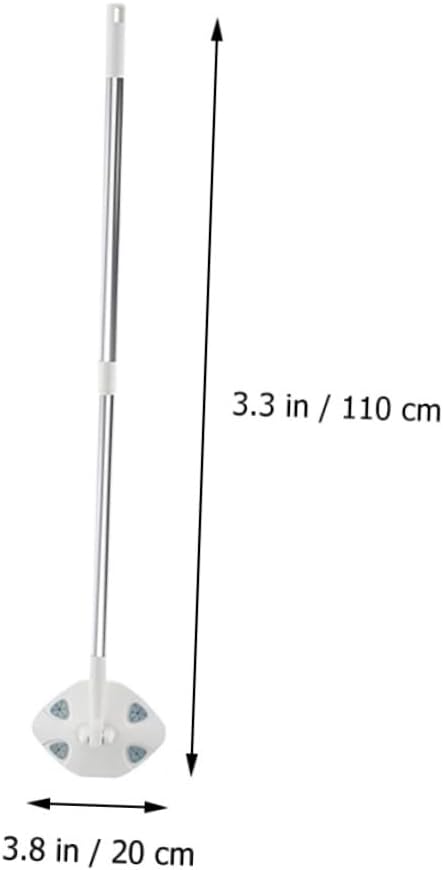 Retractable Dust Mop with Face Towel Replacement Household Floor Cleaning Mop with Long Handle Handheld Static Dust Cleaner for Hardwood and Tile Floors