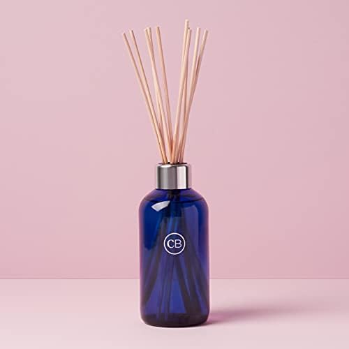 Capri Blue Havana Vanilla Reed Diffuser Set - Includes Reed Diffuser Sticks Fragrance Oil and Glass Bottle - Luxury Scented Room Fresheners - Cobalt Blue (8 fl oz)