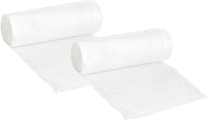 1000 Counts 12-16 Gallon 0.3 mil High-Density Trash Bags Can Liners 23″W x 31″H Natural