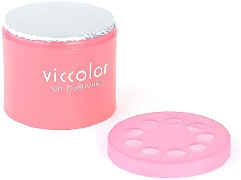 4x Round Can Style 2.5 Diameter 2.128 Height Angel Snow Scent VicColor Air Freshener Odor Smell Eliminator Deodorize For Interior Indoor Car Vehicle Bathroom Restroom Home Office Universal