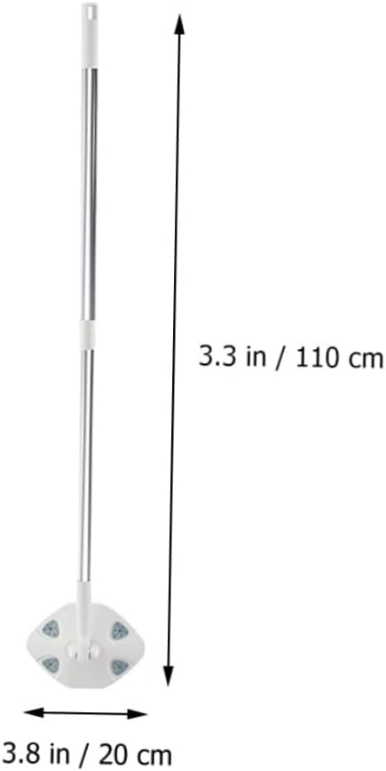 Rotatable Dust Mop with Retractable Handle Triangular Microfiber Cleaning Mop for Household Dust Removal Suitable for Home Cleaning