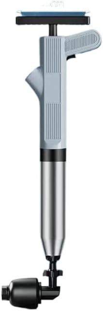 Generic Toilet Plunger Drain Clog Remover High Pressure Air Remover Tool Heavy Duty Plunger For ToiletDrainBathroomFloor DrainSewerPipe No Battery Required (gray)