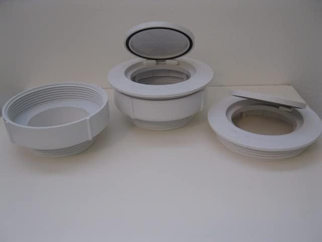 The Original 3 x 4 Homesaver Combination Flip Top Sewer Popper Relief Cap. Fits a 3 or 4 PVC Sewer Cleanout Pipe. Sewer relief valve! Proudly made in the USA!