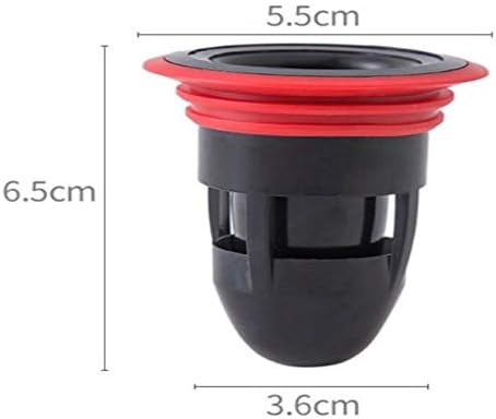 Sink Stopper Toilet Deodorant Floor Drain Core Toilet Floor Drain Bathroom Inner Core Sewer Pest Control Silicone(Black)