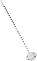 VILLCASE Dust Mop with Dry Tissue Pack Triangular Electrostatic Floor Mop for Hardwood and Wall Cleaning Rotatable Handle Household Cleaning Tool for Efficient Dust Removal