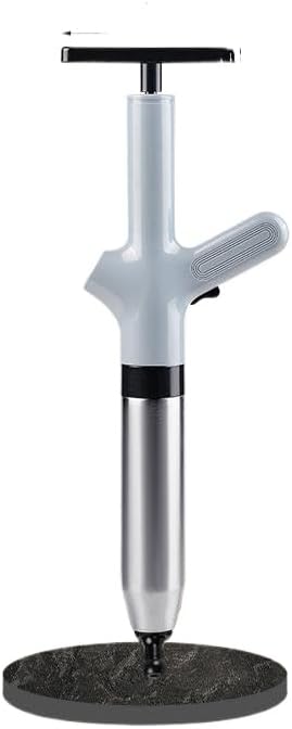 Generic Toilet Pressure Remover High Pressure Toilet Unblock Shot Toilet Pipe High Pressure Air Drain Clog Remover Plumbing Tool Applicable To Clogged Pipe (gray)
