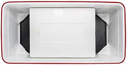 Home 80Qt Red Box Black Square Foot Tube with Drain Pipe Freezer Incubator 3-7 Days Delivery