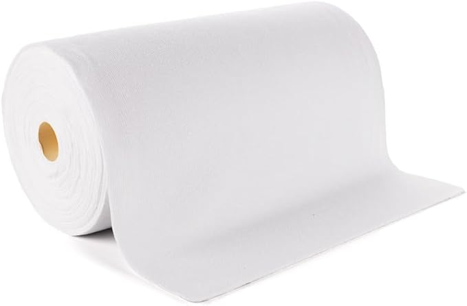The Rag Company - Ultra Rip N' Rag XL Premium Reusable Pearl-Weave Microfiber Towels for Coatings Glass Detailing Home RV and More - 50 Count - Quality 70/30 Blend - 280gsm 16 x 16 - White