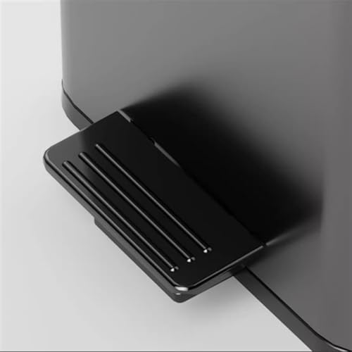 Compost bin kitchen/garbage Soft-Close Kitchen Trash Can with Lid Stainless Steel Step Trash Can Anti Fingerprint Pedal Trash Can with Removable Inner Bucket for Home Office Step trash can(Silver15