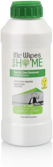 FARMASi Mr. Wipes Limescale and Rust Remover 1000ml/33.81flOz - Powerful Cleaning for Surfaces Effective Removal Gentle Cleaning Household Cleaner Biodegradable Packaging