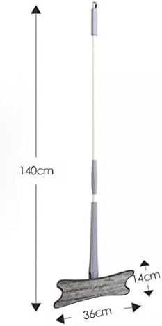 Manual Extrusion Floor Mop Hand Free Washing Flat with Microfiber Replace Pads Easy Wringing Household Cleaning Tools