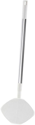Cabilock Household Dust Mop with Retractable Handle Rotatable Triangular Dust Removal Mop Cloth for Floor and Surface Dusting for Home Use