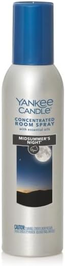 Yankee Candle Concentrated Air Freshener Room Spray Lemon Lavender Midsummer's Night Clean Cotton (1 Ea.) (Variety Pack)