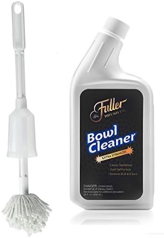 Fuller Brush Toilet Bowl Swab with Extra Strength Bowl Cleaner – Scratch-Free Toilet Bowl Cleaning Long Handle Deep Cleaning Under Rim