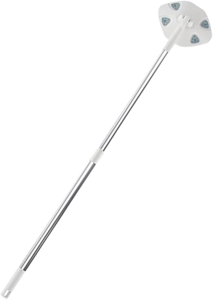 Vaguelly Retractable Dust Mop with Rotatable Head Handheld Floor Cleaning Mop for Household Use with Extendable Handle for Efficient Dust Removal