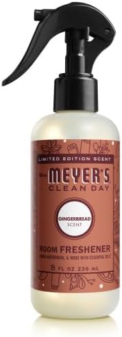 Mrs. MEYER'S CLEAN DAY Room Freshener 4 Pack Variety Pack Iowa Pine Peppermint Gingerbread Snowdrop 8 Fl Oz Each 1 CT