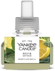 Yankee Candle ScentPlug Air Freshener Refill Relax &amp Renew Electric Plug-In Fragrance Oil for Home Odor Neutralizing and Calming Ambience Long Lasting Scent 6-Count (Variety Pack)