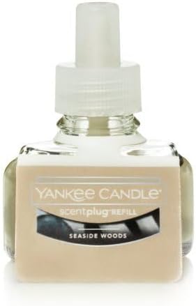 Yankee Candle Seaside Woods Electric Home Fragrance Scent Plug Refill (Pack of 4)