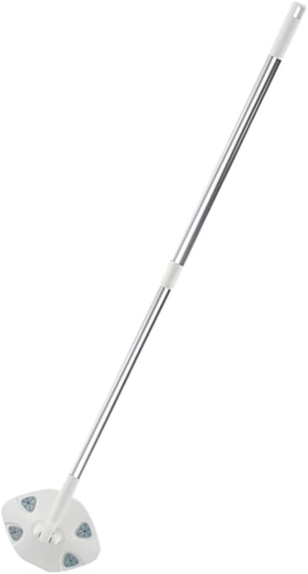 Artibetter Rotating Dust Mop Set with Triangular Electrostatic Mop Pads and Dry Face Towel Long Handle Corner Cleaner for Hardwood Floors and Household Dust Removal