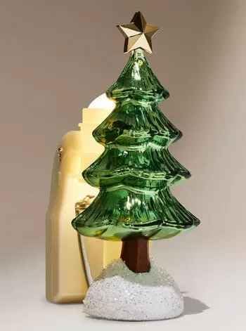 Generic White Barn CARVED TREE SCENT CONTROL™ NIGHTLIGHT Wallflowers Fragrance Plug 1 Count (Pack of 1) GREEN