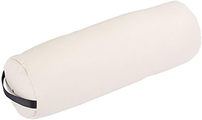 EARTHLITE Bolster Pillow Fluffy – Durable Massage Bolster 100% PU Upholstery incl. Strap Handle/Professional Quality for Massage Tables/Back Pain Relief