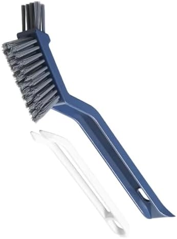 Multipurpose Tile and Floor Gap Cleaning Brush - Handy Tool for Bathroom Kitchen and Window Grooves - Essential Household Corner Cleaner (White)