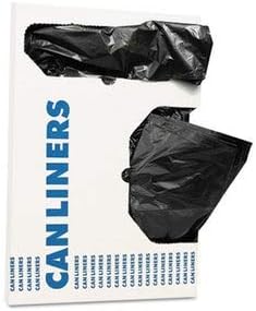 AccuFit Can Liners 16 Gal 1 Mil Black 24 X 32 250/Carton