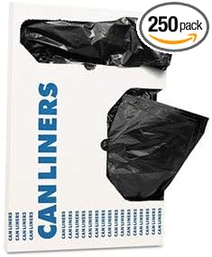 AccuFit Can Liners 16 Gal 1 Mil Black 24 X 32 250/Carton
