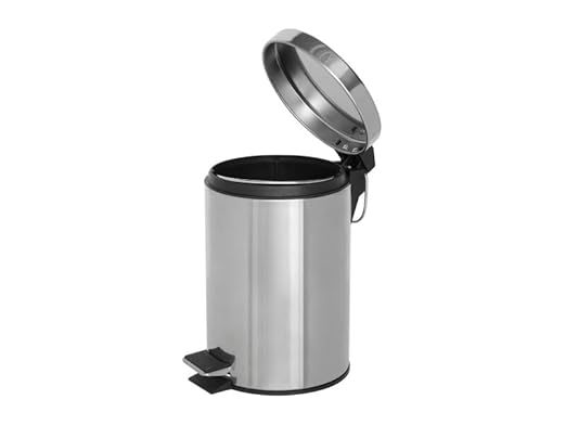 Croft Pedal Bin in Chrome 3L