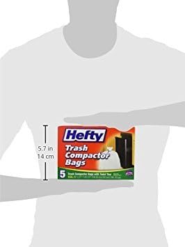 Hefty Trash Compactor Bags 18 GAL - 5 CT