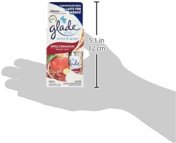 Glade Sense &amp Spray Automatic Air Freshener Refill Apple Cinnamon 0.43 oz