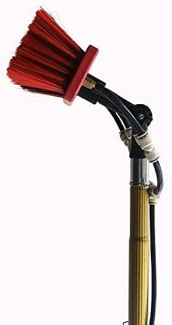 Glass Cleaning Brush Home Water Fed Telescopic Pole Kit Solar Panel Brush Rotating for Photovoltaic PanelCleaning Photovoltaic and Solar PanelsWindow Clean Glass Wall Cleaning 3-10m Wash