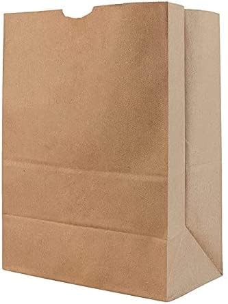 Heavy Duty 57 Lb Large Brown Paper Bag – 50 Count Eco-Friendly Shopping Bags Great for Grocery Retail and More – Strong Durable and Reusable