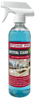 StonePro Crystal Clean - PH Neutral Cleaner for Stone Surfaces (Ready-To-Use Spray 16 oz)