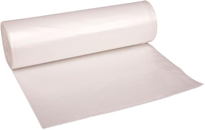Boardwalk V6638HNKR01 33 in. x 38 in. 33 gal. 14 microns High-Density Can Liners - Natural (250/Carton)