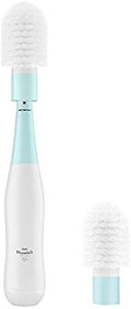 Little Martin’s Electric Bottle Brush – Cleaning Washing Scrubber Tool for Bottles Mugs Cups Glasses Kitchen – Rechargeable Battery Wireless Cordless Use – Detachable Brush (Pink) (Blue)