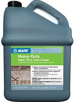 Mapei UltraCare Heavy-Duty Stone Tile &amp Grout Cleaner highly concentrated high-alkaline cleaner and degreaser
