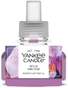 Yankee Candle ScentPlug Diffuser Starter Kit Dragonfly Design with Light Sensor - Includes 2 ScentPlug Refills (Sage &amp Citrus and Wild Orchid)