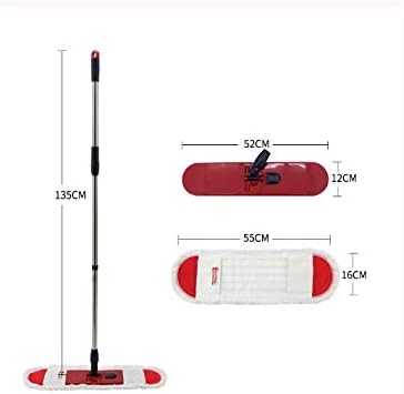 Cleaning Tools Floor Telescopic Rotation Mop with Pole Cotton Cloth Towel for Home Kitchen Living Room