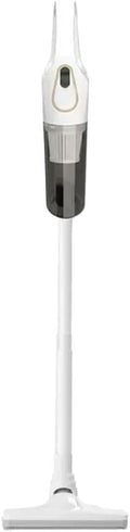 Cordless Vacuum Cleaner with Powerful Suction Motor Lightweight Design USB Charging for Multi for Surface Floor Carpet Dust Deep Clean(A-White)