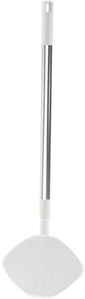 CHILDWEET Household Dry Dust Mop for Hardwood Floors with Washable Triangle Mop Head and Dry Cleaning Cloth Rotatable Floor Sweeper for Home Cleaning
