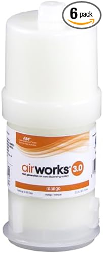 Generic 3.0 Passive Air Fresheners 2.5 Fl Oz Mango Pack Of 6 Fresheners- AWPA007-BX Off White