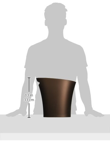 Umbra 2 gal. White Skinny Wastebasket