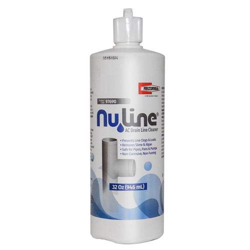 Case of (12) NuLine HVAC Condensate Drain Nu-Line Cleaner 32 Ounce
