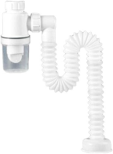 Drain Clog Remover Manguera De Drenaje para Fregadero De Cocina Tubería Flexible Estirable Desodorante Accesorios De Tubería De Alcantarillado 1 Piezas Drain Cleaner (Color : White)